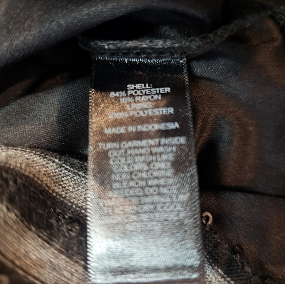 Express Black Gray Striped Sequin Knit Dress Medium - Picture 8 of 9